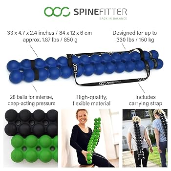 エクササイズグッズ SPINEFITTER by SISSEL Amazon.com: SPINEFITTER by SISSEL Blue | Massage Device for
